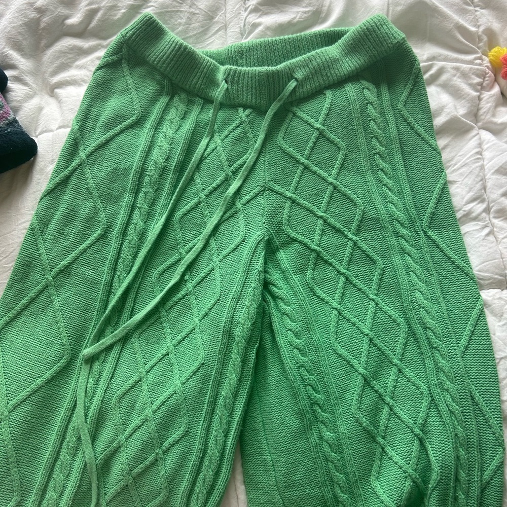 edikted green beachy pants
